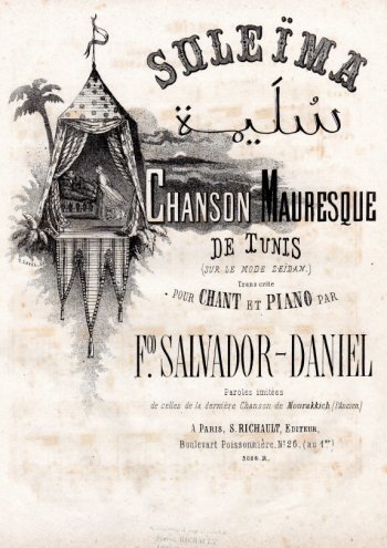 Soleïma, chanson mauresque de Tunis